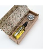 Captain Fawcett's Private Stock Beard Oil & Mo Wax Gift Box