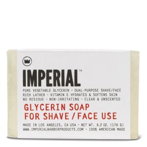 Imperial Glycerin Shave & Face Soap Bar 176g