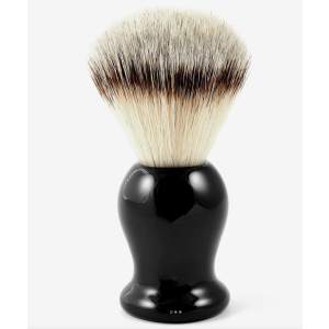 Shaving Brush Synthetic with Black Handle - Vegan