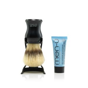 men-ü Black Barbiere Shaving Brush *with FREE shave cream tube*