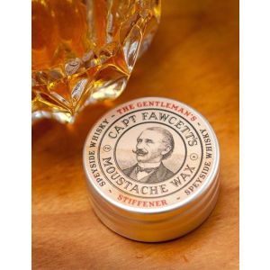 Captain Fawcett's Gentleman's Stiffener Malt Whisky Moustache Wax 15ml