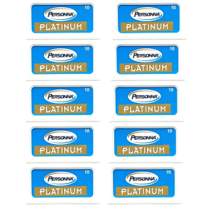 Personna Platinum Double Edge Blades - 100 Pack