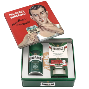 Proraso Vintage Gift Tin with Shaving Foam