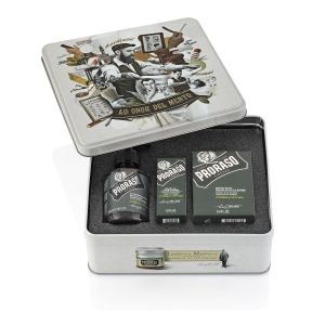 Proraso Metal Box Beard Care - Cypress & Vetyver