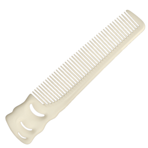 YS Park 213 Barber Comb - White