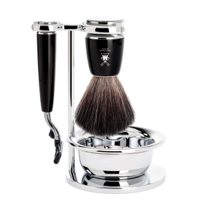 Mühle Shaving Set Synthetic Brush with Mach3 Razor