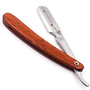Parker SRRW Barber Shavette Razor - Stainless Steel & Rosewood