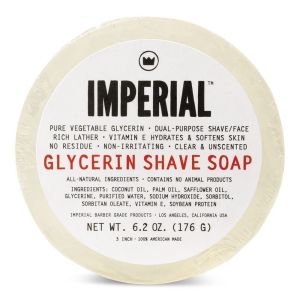 Imperial Glycerin Shave Soap Puck 176g