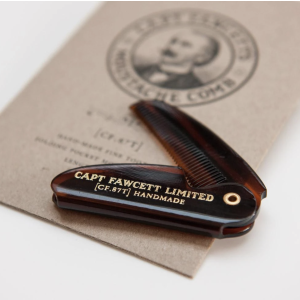 Captain Fawcett's Folding Pocket Moustache Comb