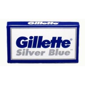 Gillette Silver Blue (5 Pack) DE Razor Blades