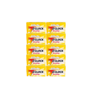 Gillette 7 O'Clock (50 Pack) Yellow Sharp DE Razor Blades