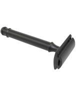 Safety Razor Double Edged Matt Black with Case