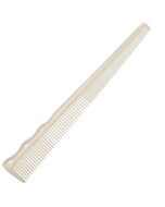 YS Park 254 Barber Comb - White