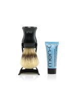men-ü Black Barbiere Shaving Brush *with FREE shave cream tube*