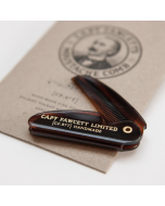 Captain Fawcett's Folding Pocket Moustache Comb