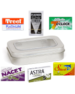 Safety Razor blade multi pack in tin