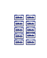 Gillette Silver Blue (50 Pack) DE Razor Blades